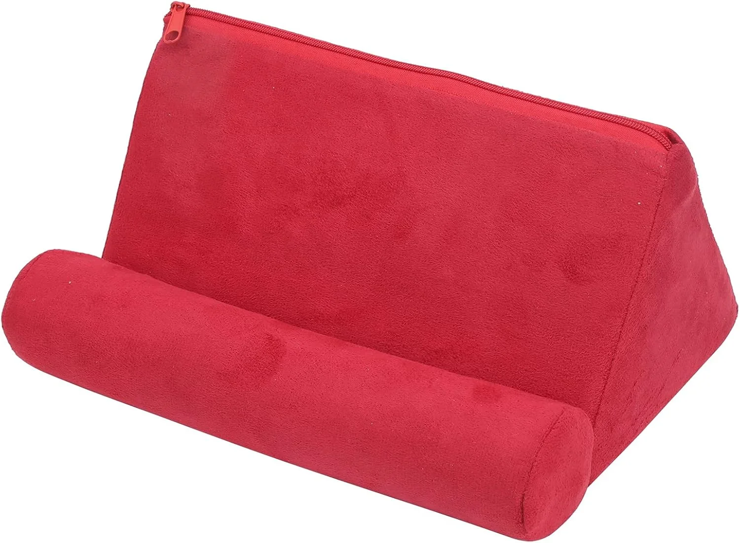 نگهدارنده تبلت نرم، نگهدارنده تبلت بالشتی برای مبل و تخت، پایه بالشتی تاشو با جیب قابل حمل، مناسب برای اکثر تبلت ها و کتابخوان های الکترونیکی