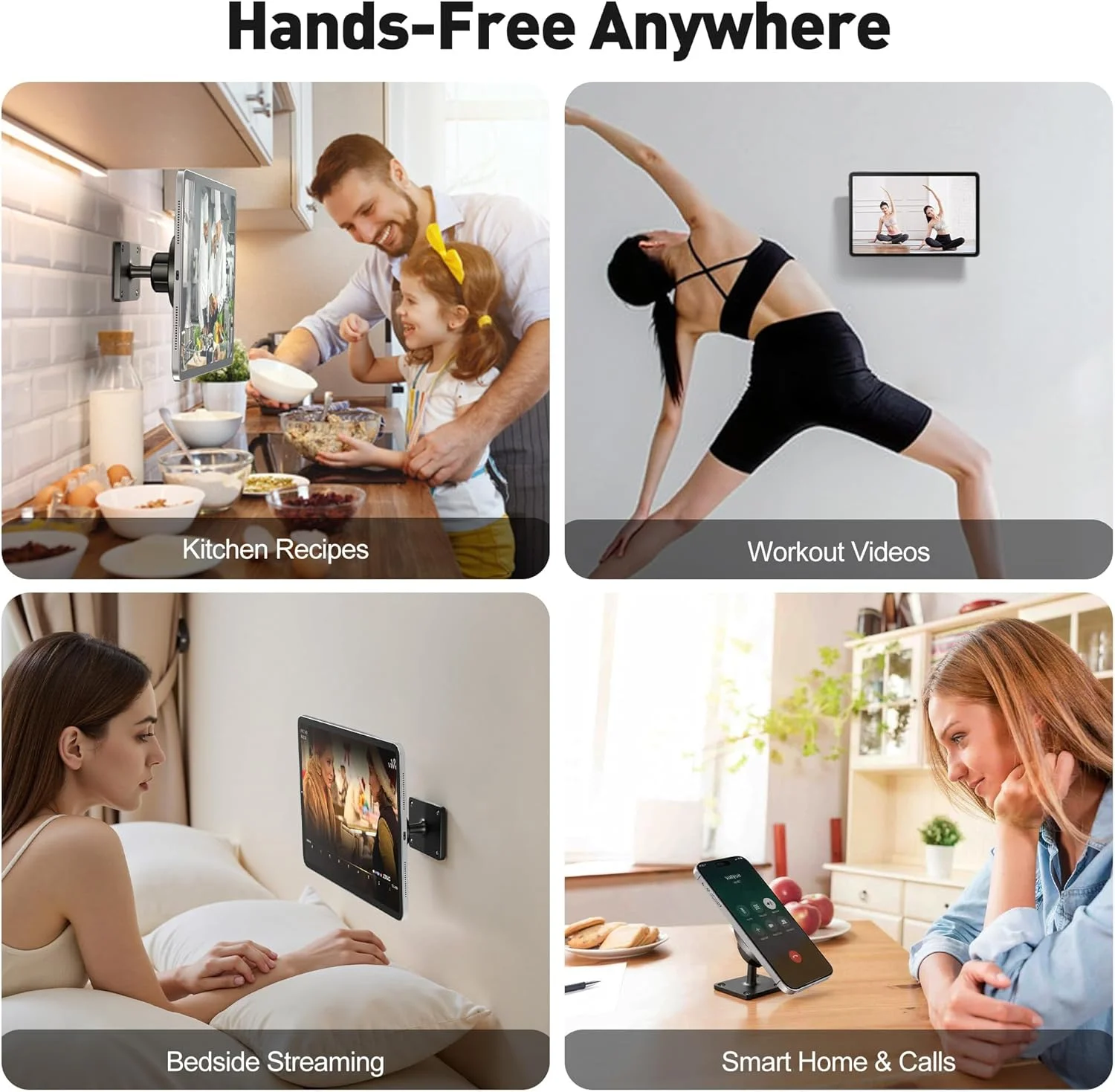 پایه دیواری مغناطیسی تبلت با قابلیت چرخش 360 درجه