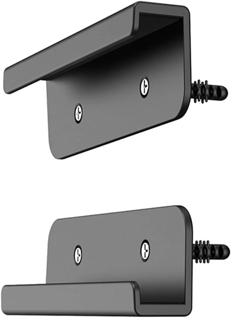 نگهدارنده دیواری یونیورسال برای تبلت، تلفن، کتابخوان الکترونیکی و کنترل از راه دور، نصب با چسب دو طرفه یا پیچ