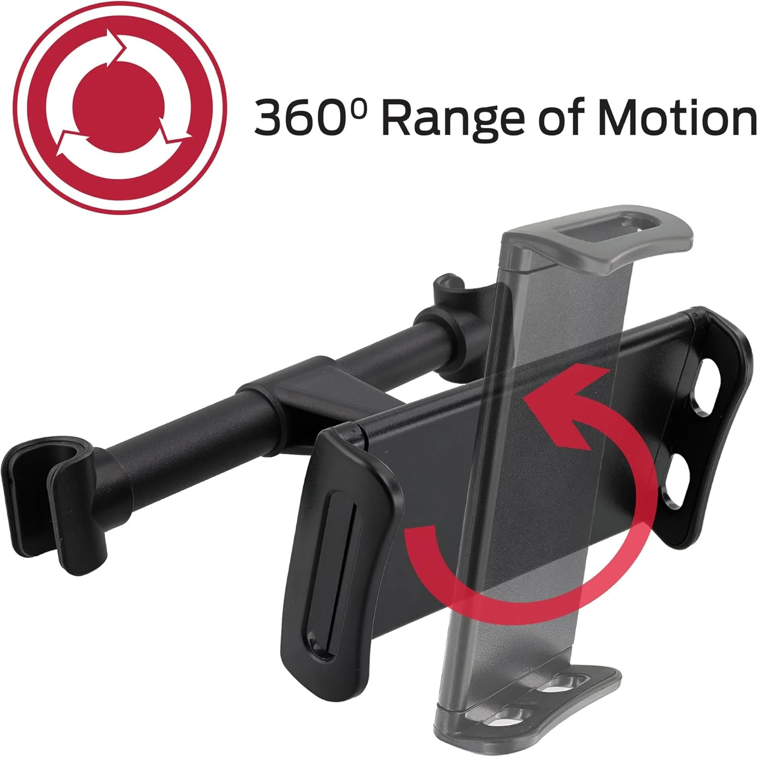 پایه تبلت هیولا برای پشت سری خودرو، نگهدارنده تبلت قابل تنظیم برای صندلی عقب کودکان، مناسب برای همه تبلت ها تا 7.87 اینچ (تبلت های سایز 4 تا 12 اینچ)، برای آیپد پرو، مینی، ایر، فایر، گلکسی و غیره