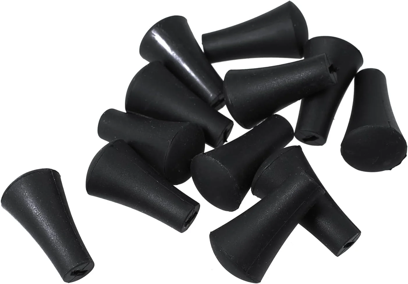 مجموعه 12 عددی درپوش لاستیکی مشکی نگهدارنده گوشی موبایل مکس مورال، طول 29 میلی متر، قطعه جایگزین پایه نصب موتور سیکلت، گیره تبلت، بازوی پایه