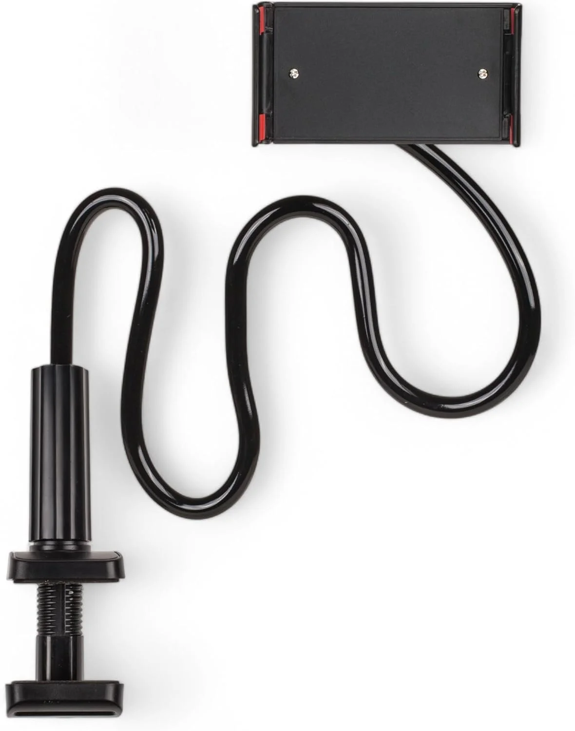 نگهدارنده تبلت MIJOMA با گردن غازی انعطاف پذیر - نگهدارنده تلفن همراه با چرخش 360 درجه برای میز و تخت - براکت قابل تنظیم (11.5-18.5 سانتی متر) برای دستگاه های 4.7-12.9 اینچی - ساختار مستحکم ABS و آلومینیوم