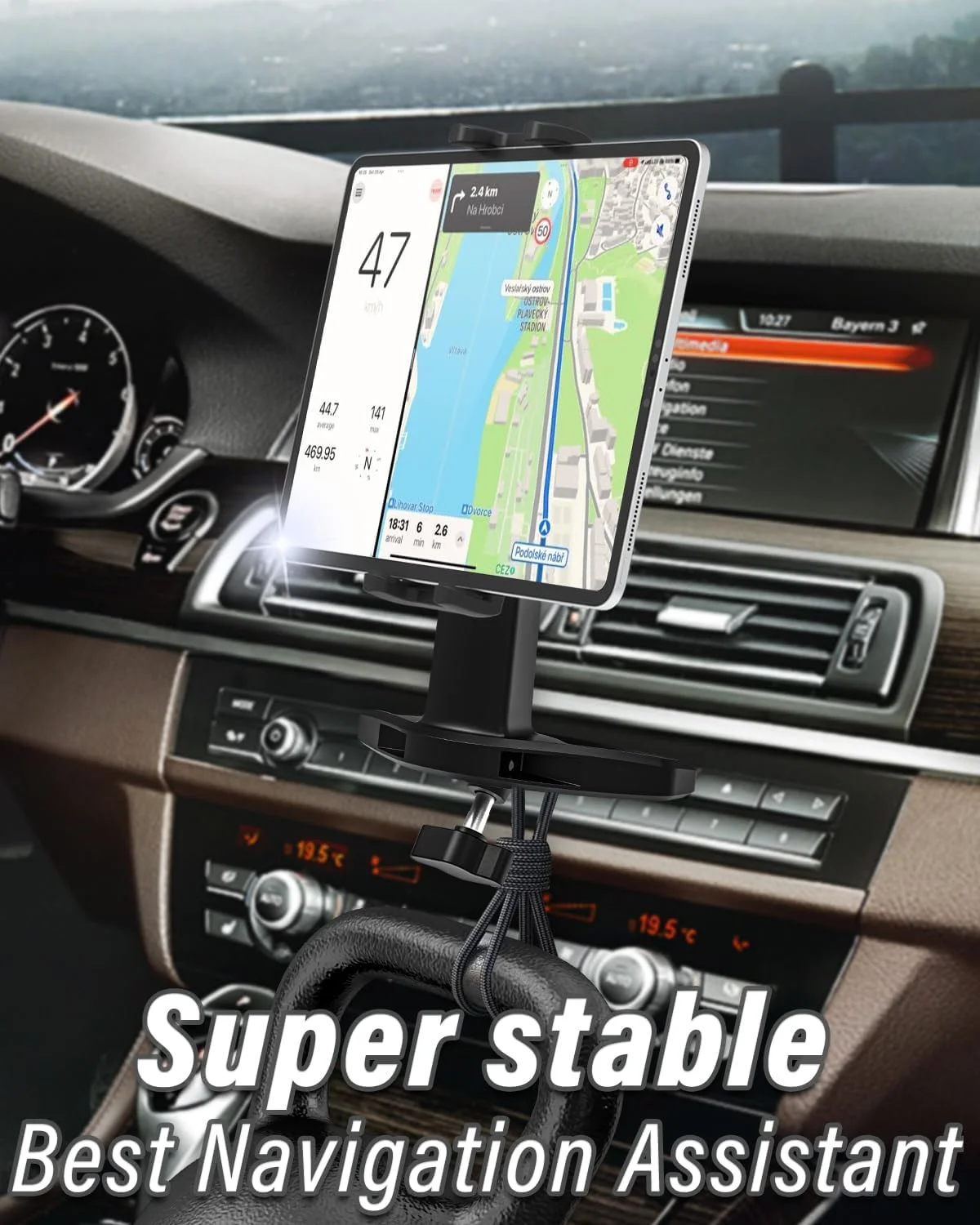 پایه تبلت CD خودرو [تنظیم تلسکوپی] نگهدارنده شیار CD جهانی کامیون برای آیپد پرو 12.9 اینچ ایر/مینی، آیفون 15/14/13/12، کیندل فایر HD، گلکسی و سایر دستگاه های 4-12.9 اینچی