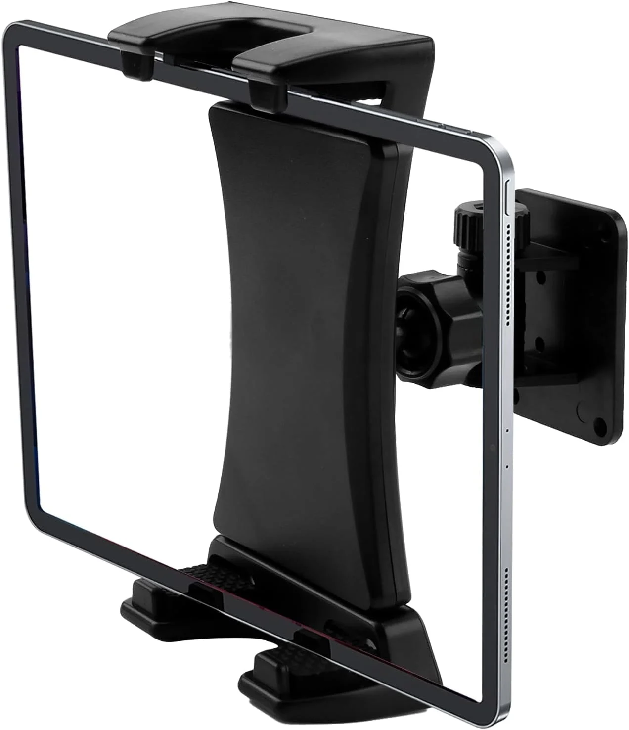 پایه دیواری تبلت یونیورسال با قابلیت چرخش 360 درجه مناسب تبلت/کتابخوان الکترونیکی/گوشی هوشمند 4.5 تا 13.5 اینچی، پایه تبلت پیچ دار برای آیپد، کیندل فایر اچ دی، گلکسی تب، تلفن، کتابخوان الکترونیکی