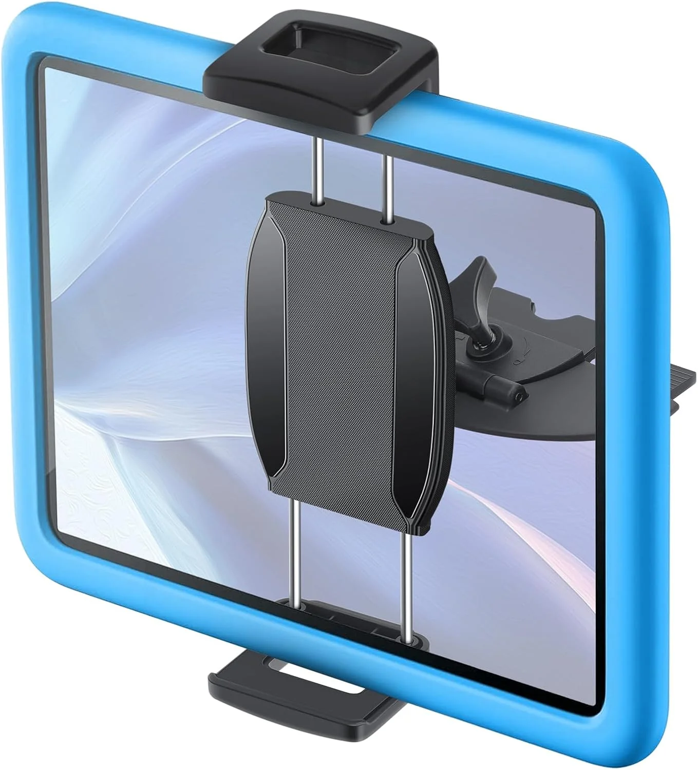 پایه نگهدارنده یونیورسال 2 در 1 Linkstyle برای خودرو، سازگار با شکاف CD، مناسب برای دستگاه‌های 4.7 تا 12.9 اینچی، مشکی