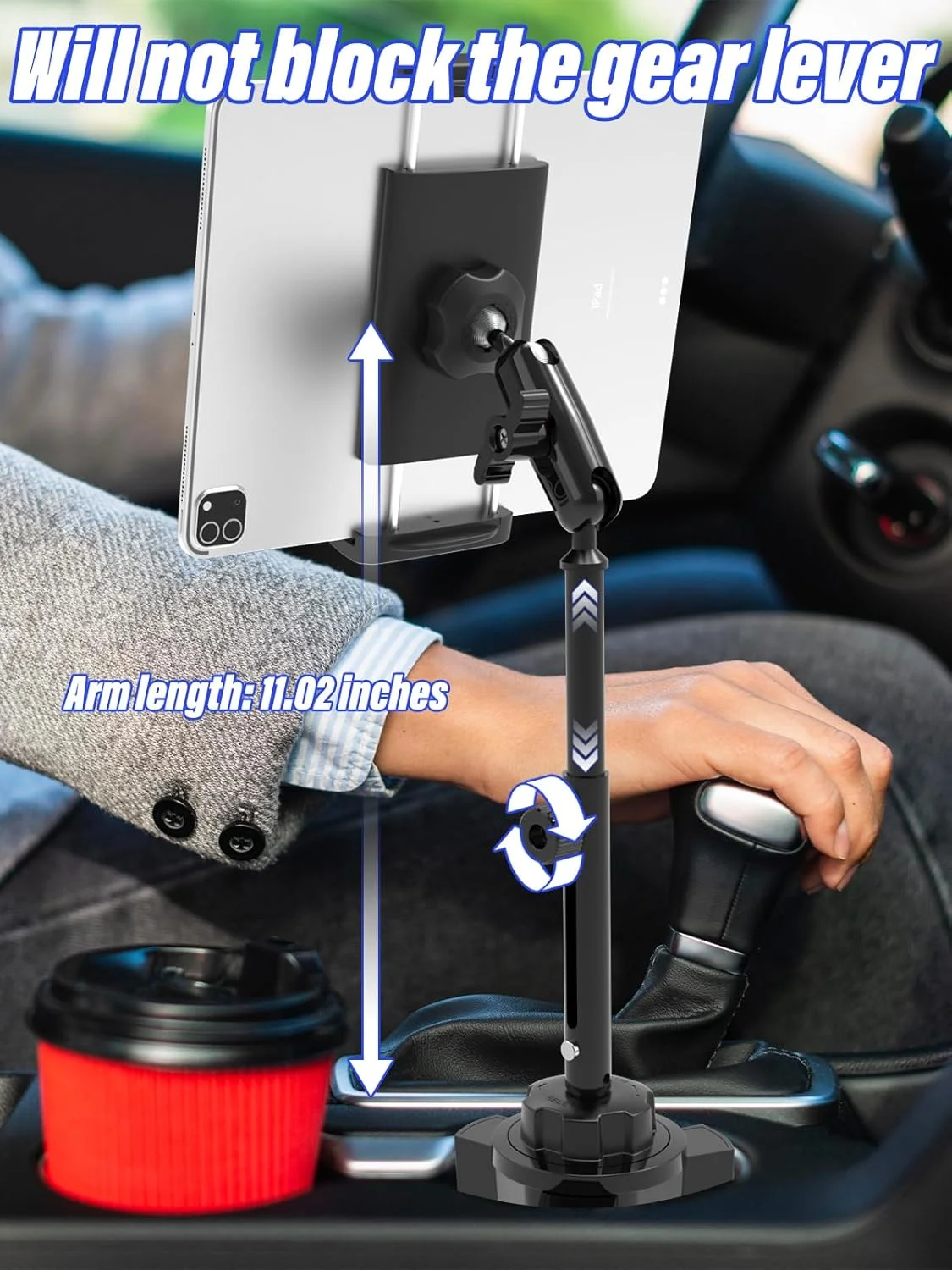 نگهدارنده تبلت خودرویی برای جای لیوان