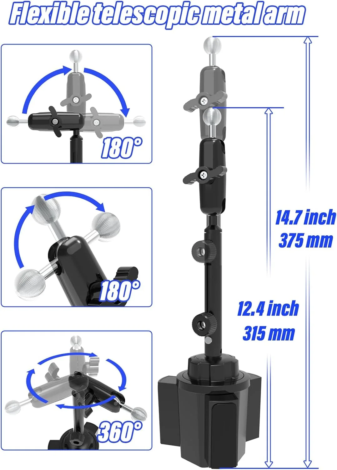 نگهدارنده تبلت خودرویی برای جای لیوان