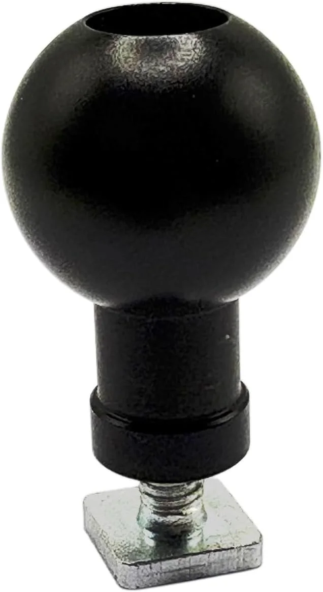 توپی مسیر 1 اینچی با اتصال T-Bolt با توپ سایز B 1 اینچی، پایه مسیر برای کایاک/کامیون/موتورسیکلت، سازگار با مسیرهای سخت