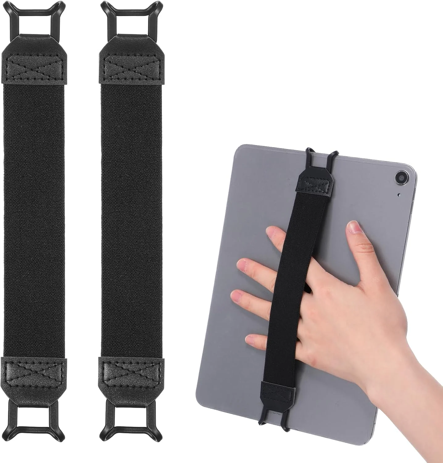 نگهدارنده بند دستی ایمنی تبلت، 2 عدد دستگیره جهانی با نوارهای الاستیک