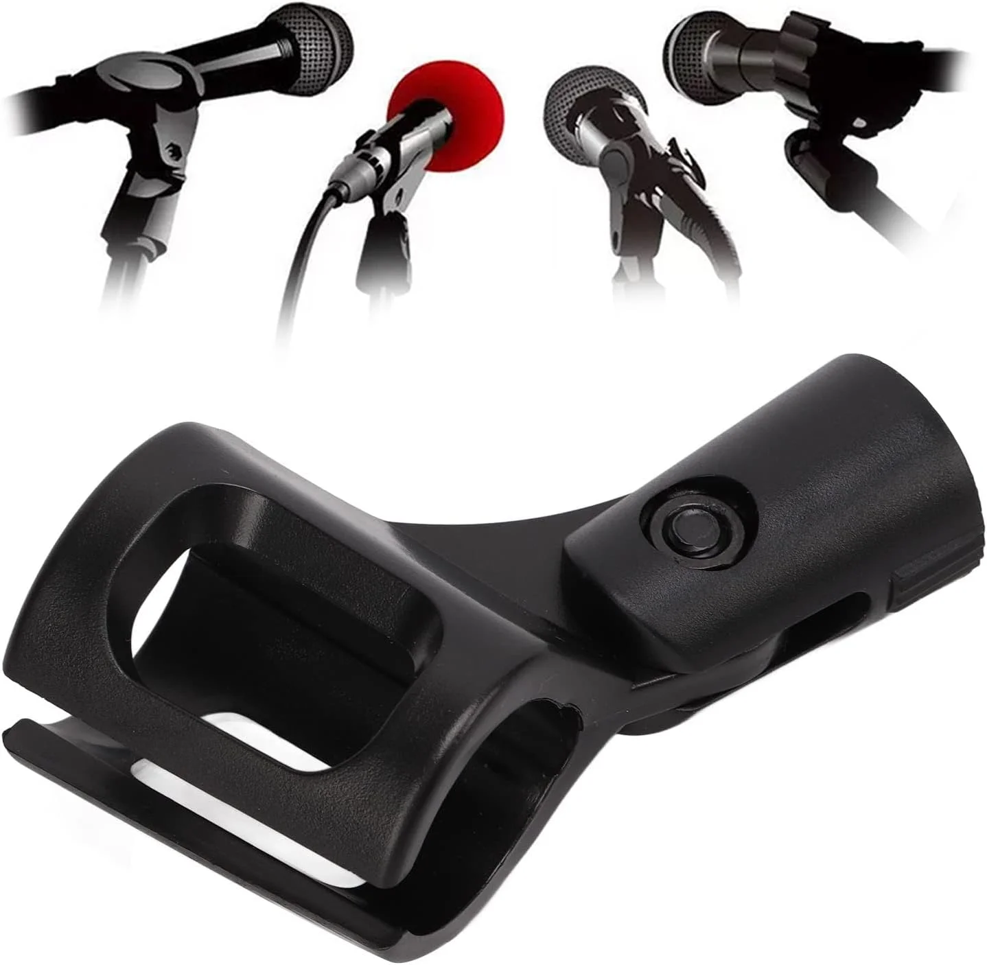 پایه میکروفون چند منظوره بزرگ Kikumi R8، نگهدارنده میکروفون استیج جهانی، دارای گیره/نگهدارنده، گیره/نگهدارنده بی سیم