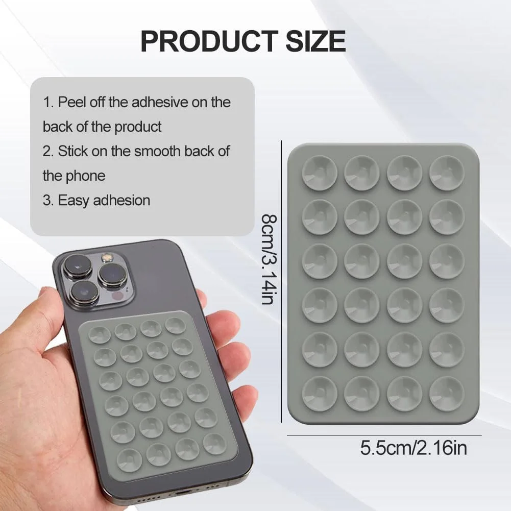 ۲ عدد نگهدارنده تلفن مکشی، نگهدارنده تلفن با فنجان مکش، نگهدارنده تلفن مکشی سیلیکونی، قاب تلفن مکشی، نگهدارنده فنجان مکش سیلیکونی، پایه تلفن با فنجان مکش سیلیکونی، خاکستری ۲ عدد نگهدارنده تلفن مکشی، نگهدارنده تلفن با فنجان مکش، نگهدارنده تلفن مکشی سیلیکونی، قاب تلفن مکشی، نگهدارنده فنجان مکش سیلیکونی، پایه تلفن با فنجان مکش سیلیکونی، خاکستری