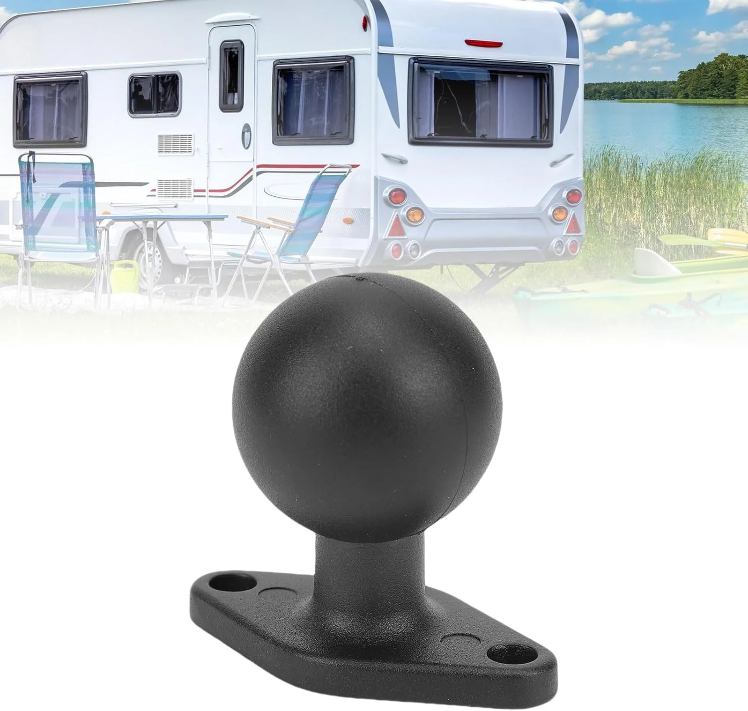 پایه توپی 1.5 اینچی Jiawu با صفحه، پایه توپی نصب دستگاه الکترونیکی جهانی برای نصب رم، همراه با صفحه پایه توپی 1.5 اینچی Jiawu با صفحه، پایه توپی نصب دستگاه الکترونیکی جهانی برای نصب رم، همراه با صفحه