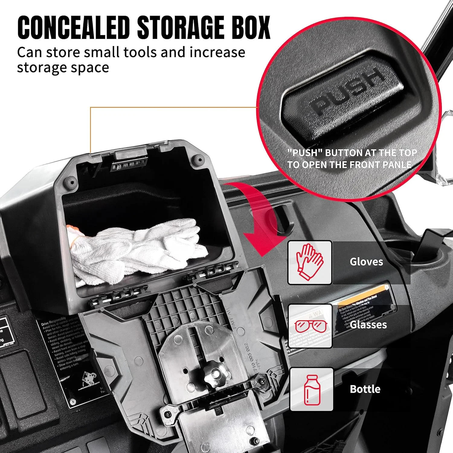 نگهدارنده تبلت و تلفن همراه برای پایونیر 1000 مدل 22-24، پایه نگهدارنده دستگاه الکترونیکی با جعبه ابزار برای لوازم جانبی هوندا پایونیر 1000 مدل 2022-2024