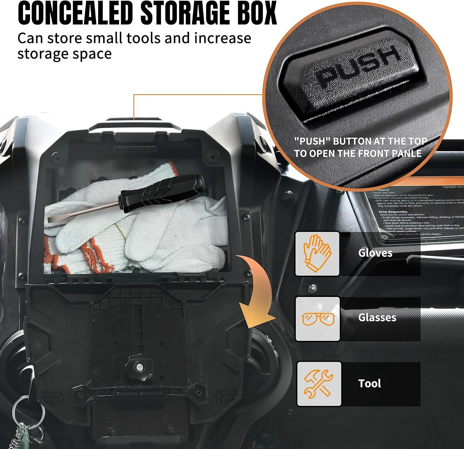 نگهدارنده تبلت و تلفن همراه برای Talon 1000 مدل 22-24، پایه نگهدارنده دستگاه الکترونیکی با جعبه ذخیره سازی برای هوندا Talon 1000 1000X-4 مدل 2022-2024