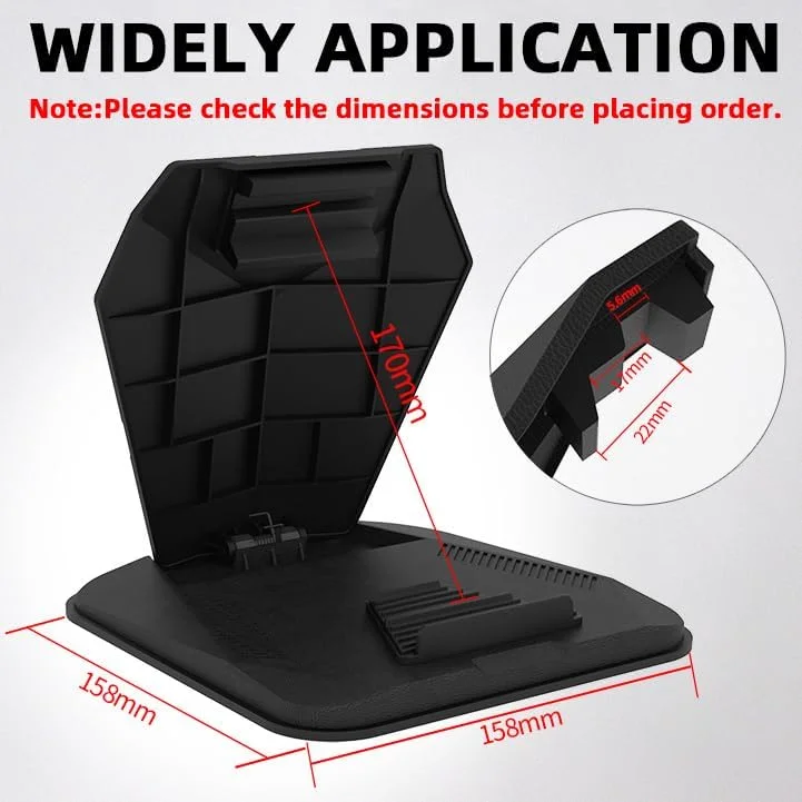 پایه نگهدارنده داشبوردی GPS - نگهدارنده جهانی تلفن، تبلت و مسیریاب کامپیوتر برای Garmin Nuvi Tomtom iPhone iPad Galaxy Yoga Android مناسب برای GPS و تلفن هوشمند 4.3 تا 9.6 اینچی پایه نگهدارنده داشبوردی GPS - نگهدارنده جهانی تلفن، تبلت و مسیریاب کامپیوتر برای Garmin Nuvi Tomtom iPhone iPad Galaxy Yoga Android مناسب برای GPS و تلفن هوشمند 4.3 تا 9.6 اینچی