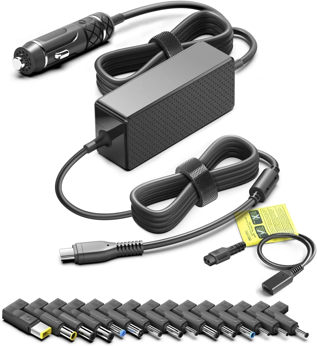 شارژر فندکی لپ تاپ ۱۰۰ واتی USB C تایفو به کابل شارژ جهانی نوت بوک برای ایسر، ایسوس، لنوو، اچ پی، توشیبا، مدیون، سونی، دل، پاکارد، سامسونگ، فوجیتسو، ام اس آی، گیت وی، دلتا، ال جی آداپتور DC 12V-24V