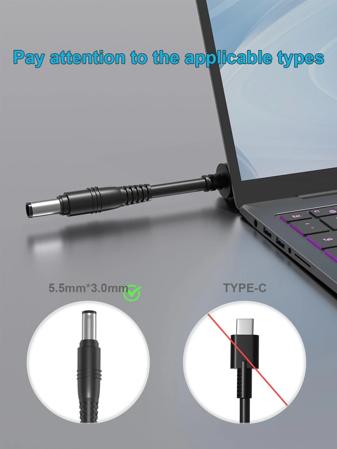 شارژر 19 ولت AC برای سامسونگ سری های 2 3 4 5 6 7 ATIV Book 2 4 9 NP300E5A NP300E5C NP270E4E NP270E5G NP305E7A NP350V5C NP355E5C RV R RC SF X Q N NC NF NP-RC512 R530 R540 R580 X360 N150 N210 نوت بوک