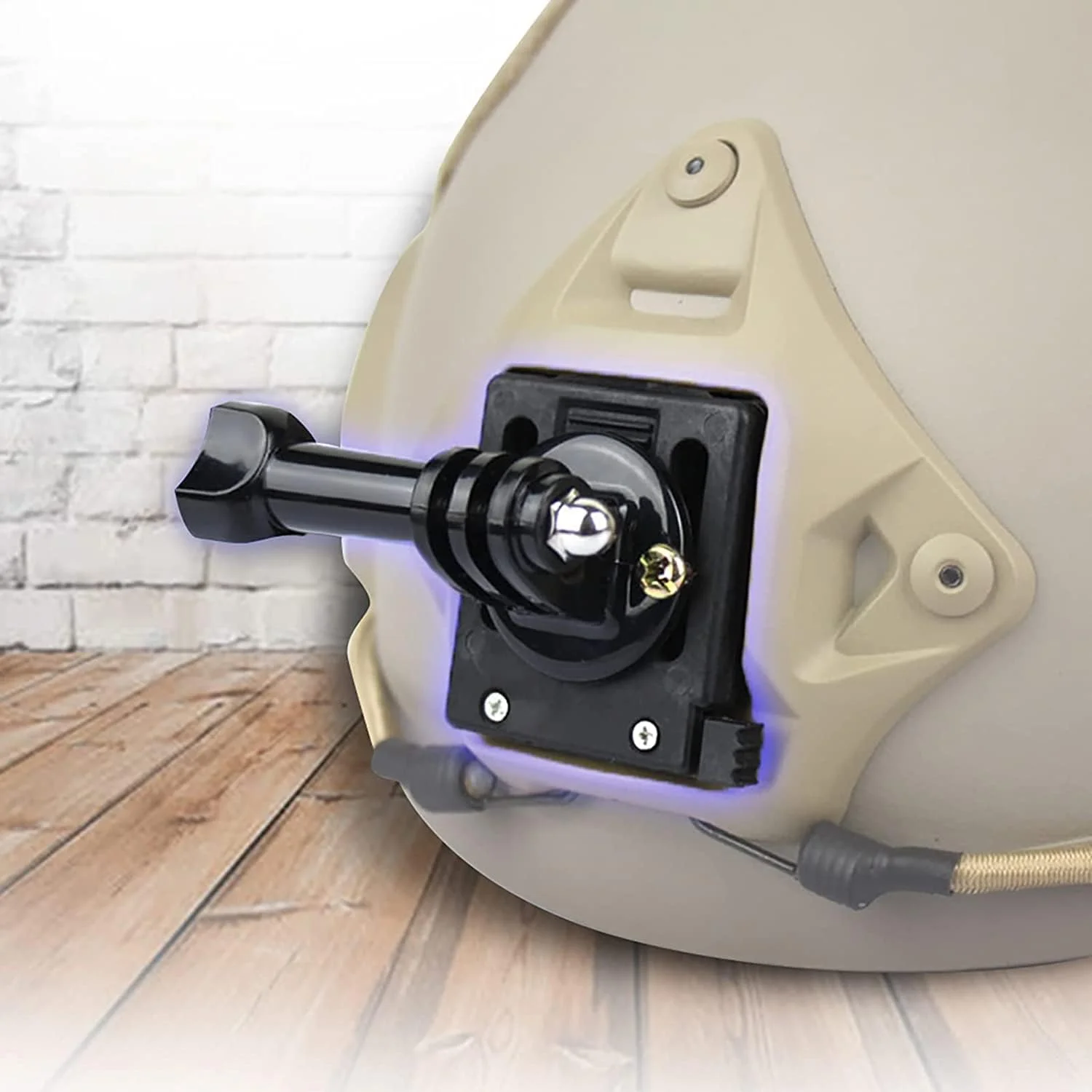 آداپتور پایه کلاه ایمنی، آداپتور نصب کلاه ایمنی نایلونی و پلاستیکی با چرخش 90 درجه، عمر طولانی برای Gopro 1/2/3/4 YI SJCAM آداپتور پایه کلاه ایمنی، آداپتور نصب کلاه ایمنی نایلونی و پلاستیکی با چرخش 90 درجه، عمر طولانی برای Gopro 1/2/3/4 YI SJCAM