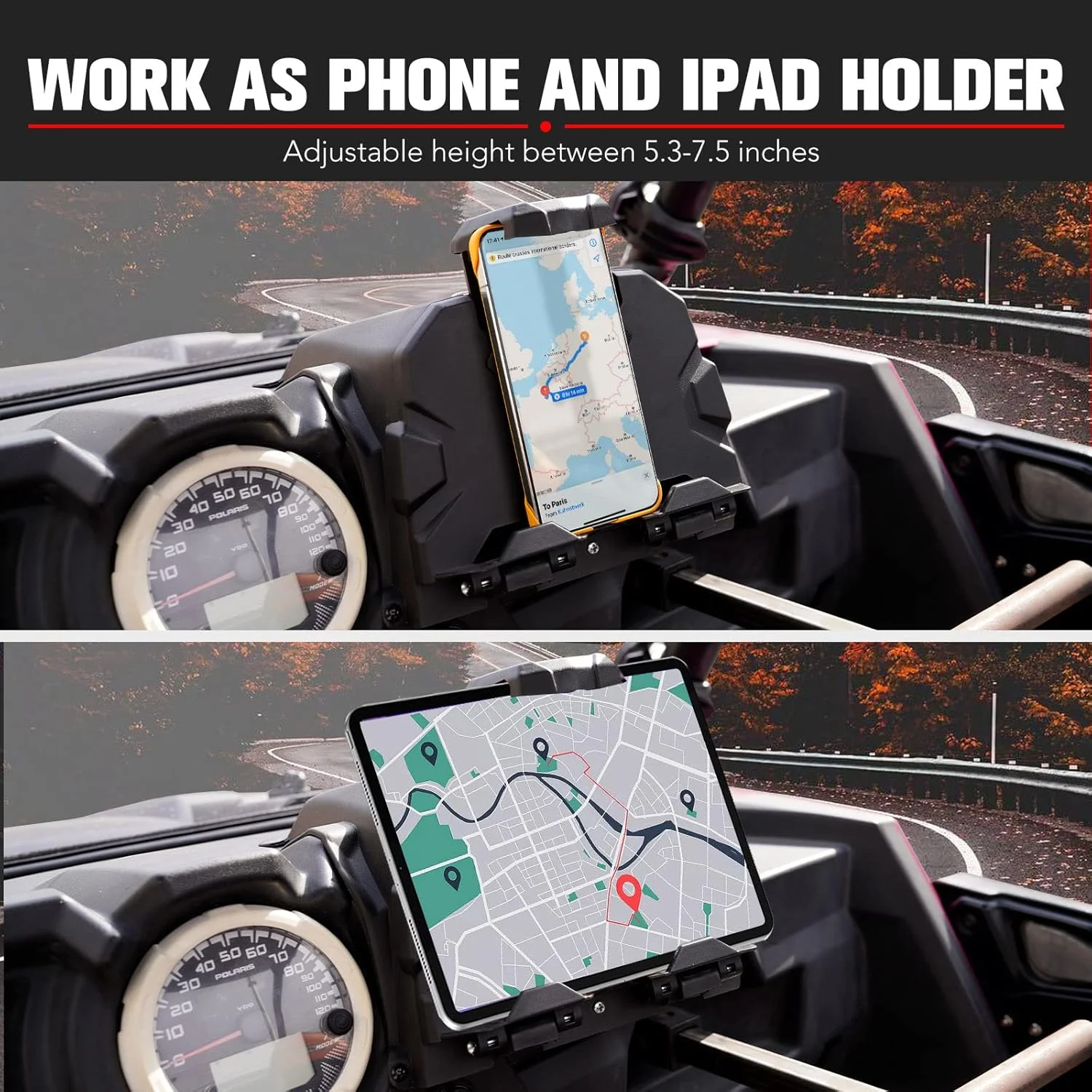 نگهدارنده تبلت و توری زیر داشبورد KRX 1000، پایه نگهدارنده دستگاه های الکترونیکی، تلفن، آیپد و GPS، صفحه توری داشبورد برای لوازم جانبی کاوازاکی Teryx KRX 1000 مدل های 2020 2021 2022 2023، جایگزین OEM#99994-1340