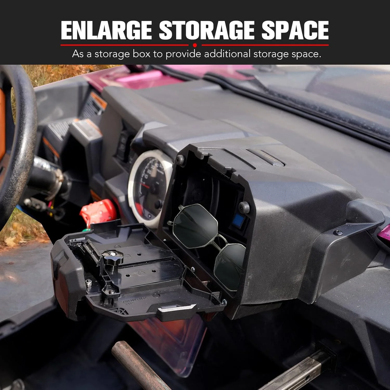 نگهدارنده تبلت و توری زیر داشبورد KRX 1000، پایه نگهدارنده دستگاه های الکترونیکی، تلفن، آیپد و GPS، صفحه توری داشبورد برای لوازم جانبی کاوازاکی Teryx KRX 1000 مدل های 2020 2021 2022 2023، جایگزین OEM#99994-1340