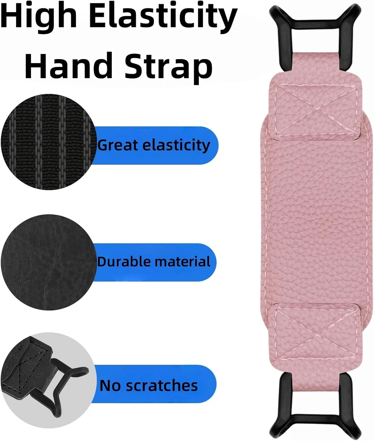 بند دستی ایمن تبلت 2 عددی، بند دستی نرم و جهانی برای تبلت کتابخوان الکترونیکی 6-8 اینچی، بند دستی با کشسانی بالا، نگهدارنده انگشتی سبک وزن چند منظوره، بند تبلت (صورتی، سبز)