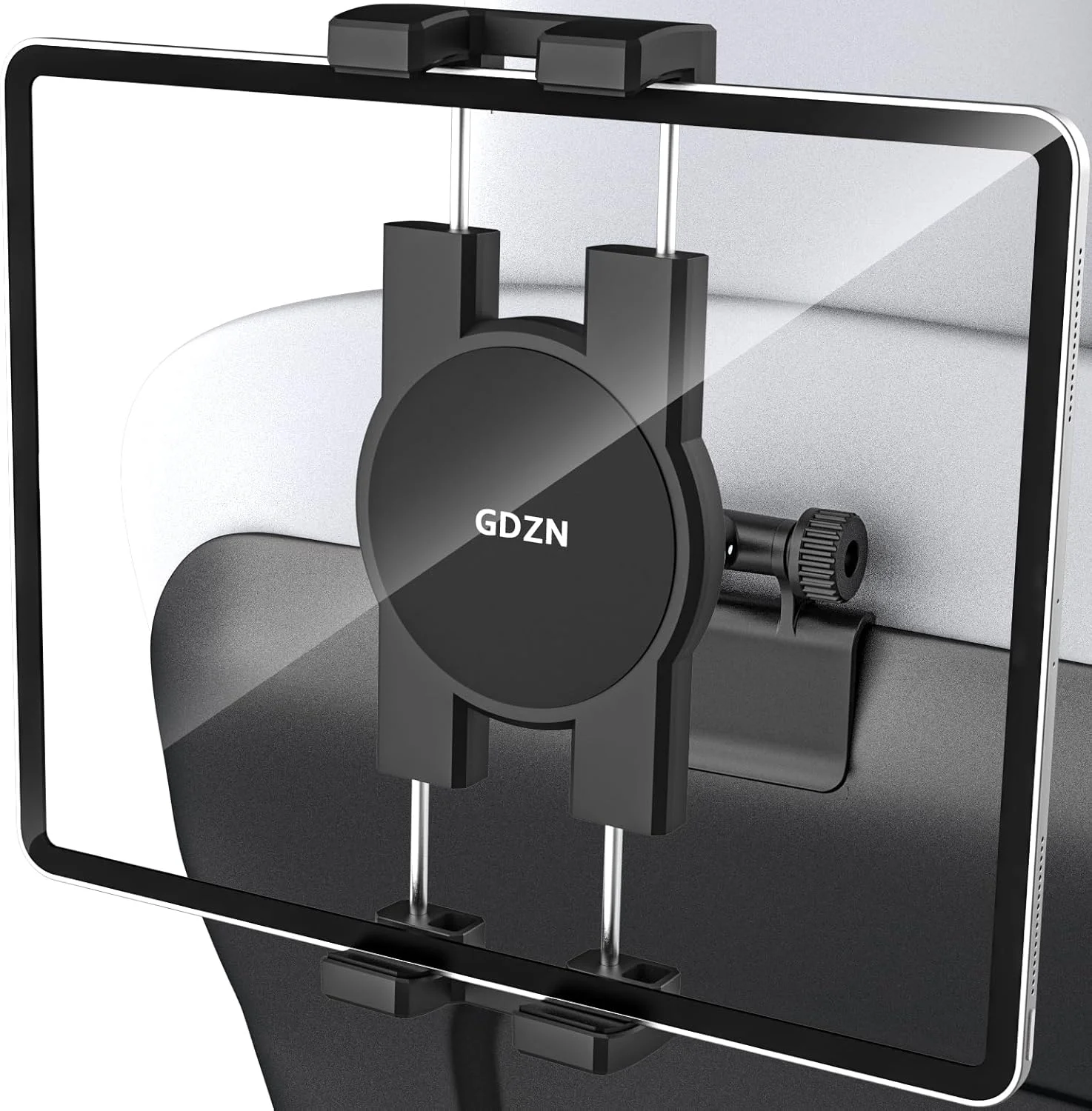 پایه نگهدارنده تبلت GDZN تسلا مدل 3 و Y، پایه پشت سری خودرو برای تسلا مدل 3 و Y، [نصب در 1 ثانیه] گیره نگهدارنده تبلت صندلی عقب تسلا برای آیپد پرو ایر مینی، گلکسی تب، فایر، دستگاه های 4-12.9 اینچی