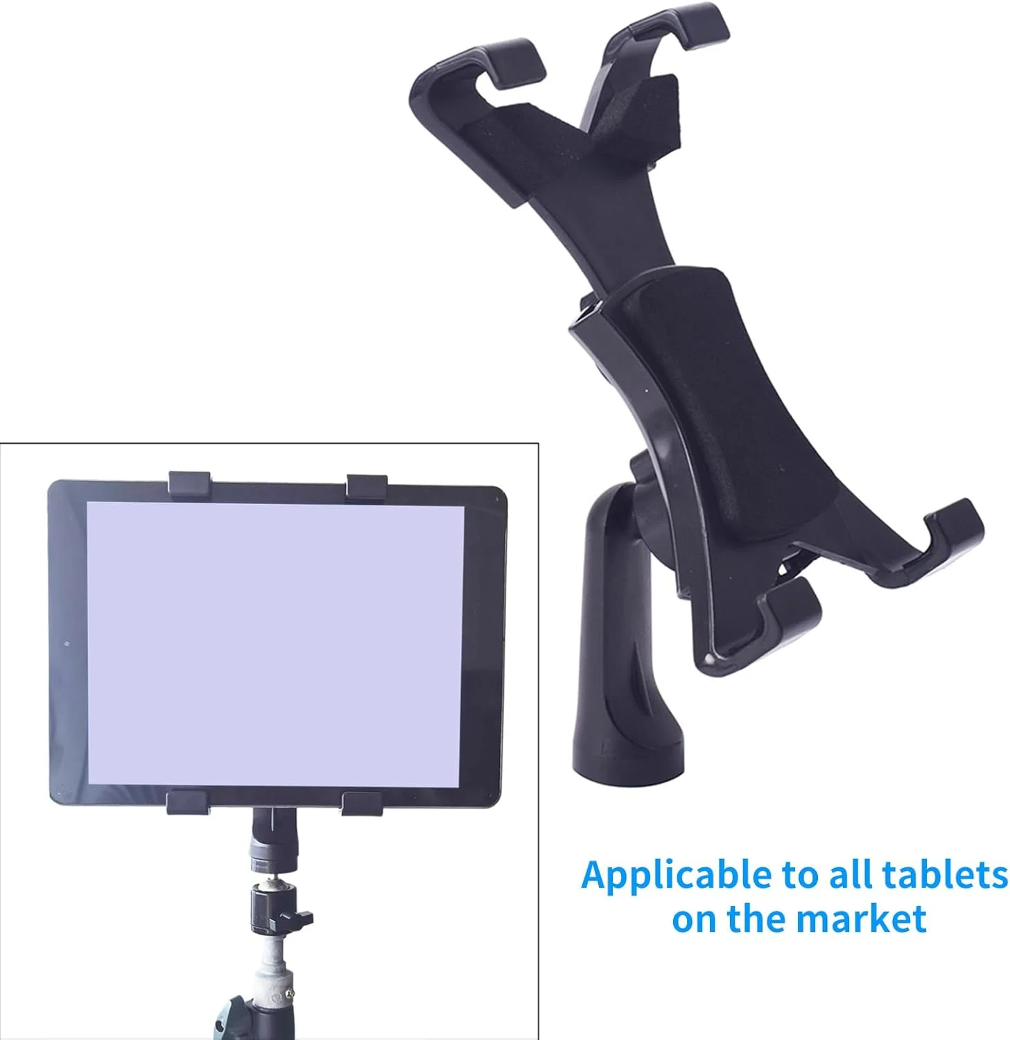 پایه نگهدارنده تبلت چند منظوره و آداپتور سر، مناسب برای تبلت های 7 تا 13 اینچی