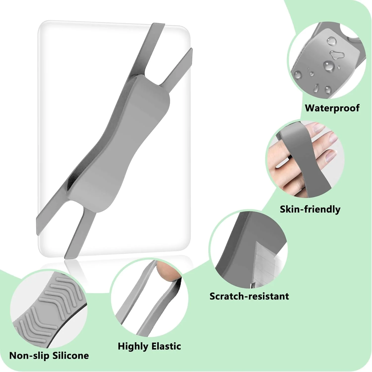 بسته 3 عددی بند دستی راحت برای تبلت ها، لوازم جانبی کیندل برای مطالعه در رختخواب، نگهدارنده ایمن و سبک وزن برای کیندل پیپروایت/کوبو/اواسیس/کتاب الکترونیکی/گوشی 4.7-8 اینچی (خاکستری) بسته 3 عددی بند دستی راحت برای تبلت ها، لوازم جانبی کیندل برای مطالعه در رختخواب، نگهدارنده ایمن و سبک وزن برای کیندل پیپروایت/کوبو/اواسیس/کتاب الکترونیکی/گوشی 4.7-8 اینچی (خاکستری)