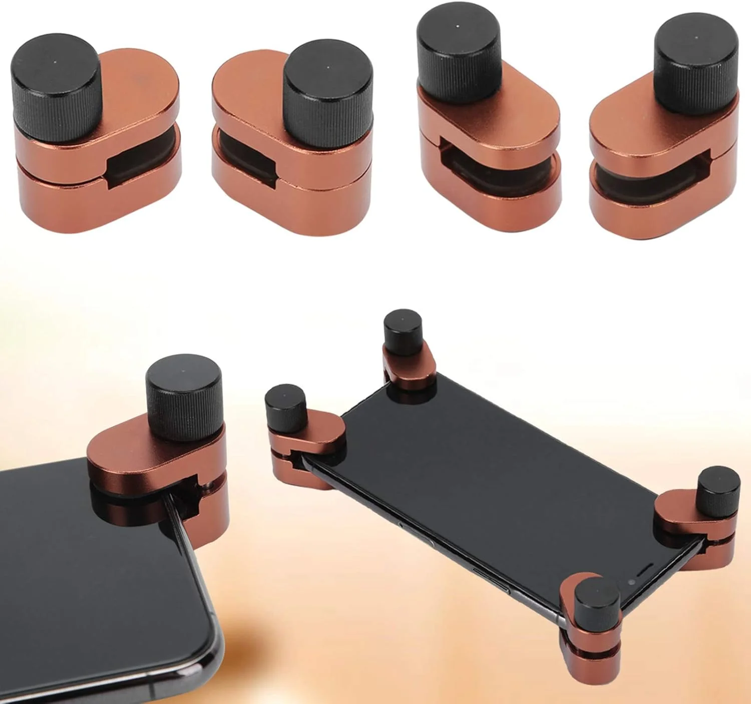 گیره نگهدارنده صفحه نمایش، گیره قوی و چند منظوره صفحه نمایش تلفن، قابل تنظیم برای تبلت و تلفن همراه