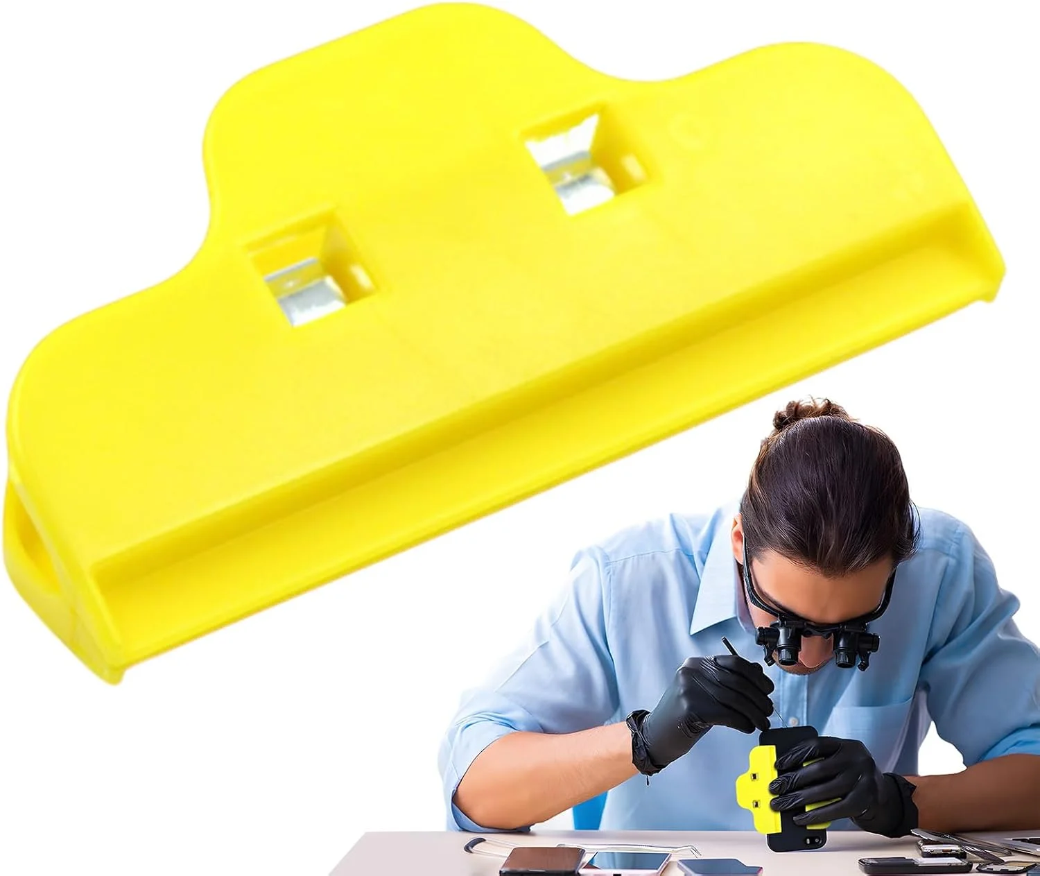 گیره محکم کننده صفحه نمایش، نگهدارنده گیره محکم کننده قاب، لوازم جانبی محکم برای تعمیرات تبلت و تلفن همراه برای نوجوانان و بزرگسالان