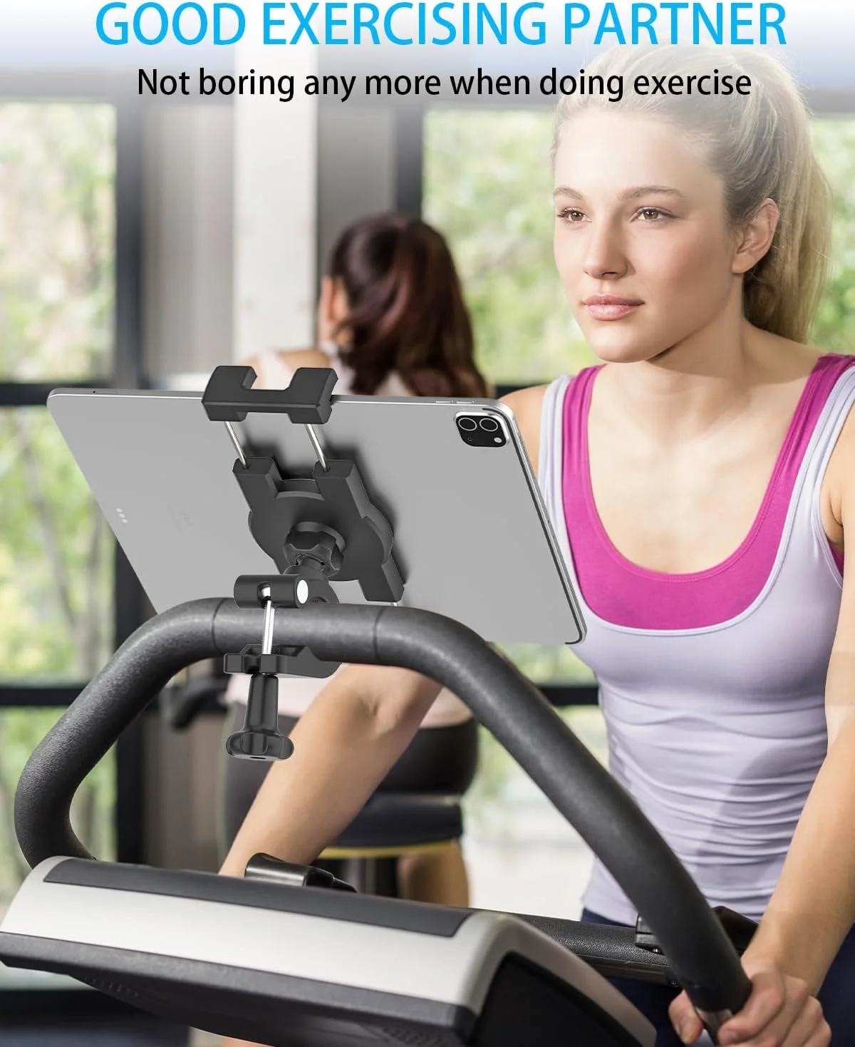 نگهدارنده تبلت آلومینیومی EXSHOW برای دوچرخه ثابت