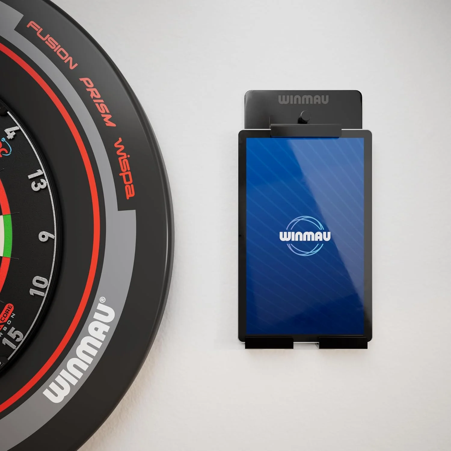 نگهدارنده تبلت و آیپد WINMAU - پایه دیواری ممتاز | پایه دیواری تبلت قابل تنظیم برای برنامه های امتیازدهی دیجیتال | ایده آل برای امتیازدهی دارت، خانه، دفتر و اتاق بازی | لوازم جانبی دارت