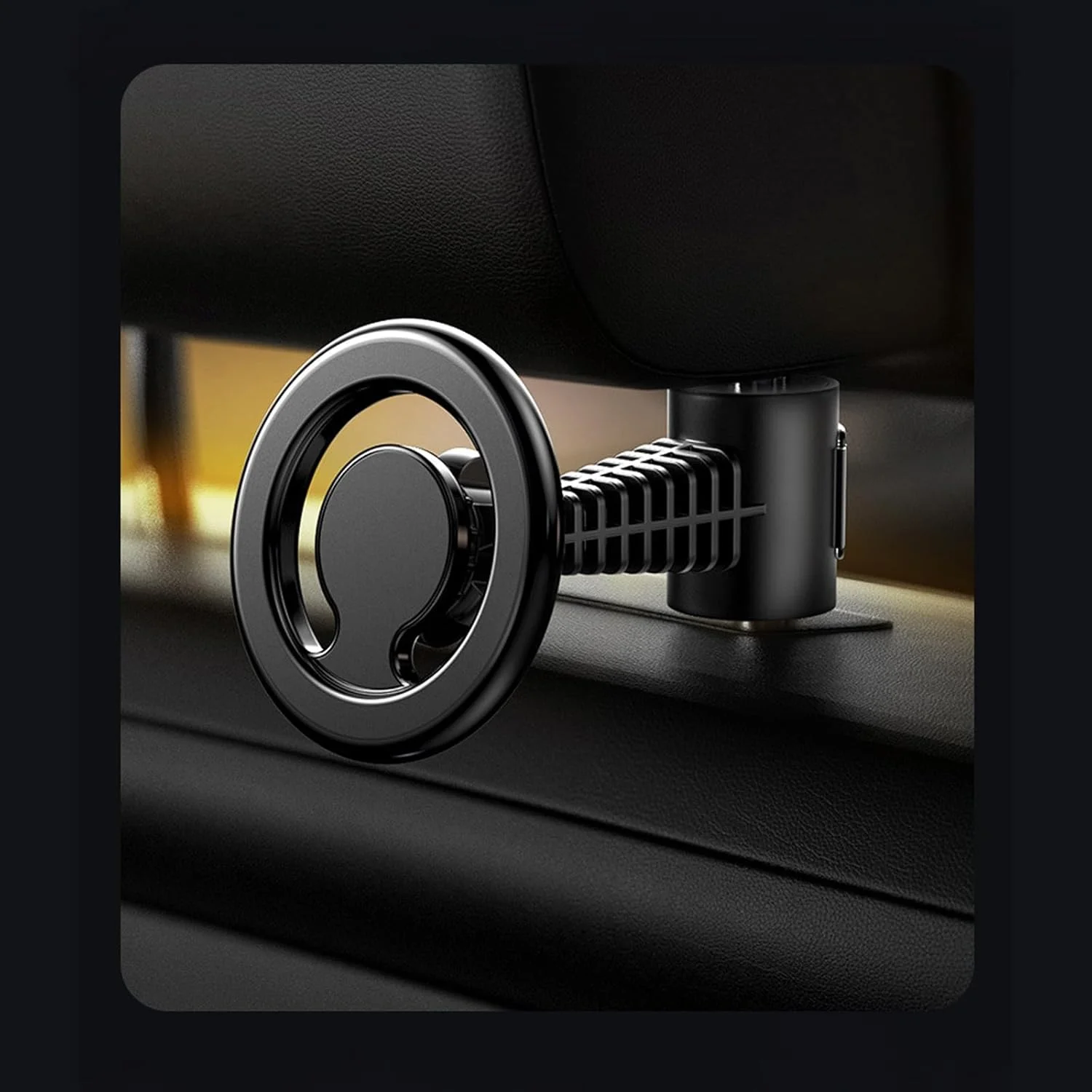 پایه نگهدارنده گوشی موبایل برای صندلی عقب خودرو با قابلیت چرخش 360 درجه، نصب آسان برای تبلت و گوشی، ساخته شده از آلیاژ روی