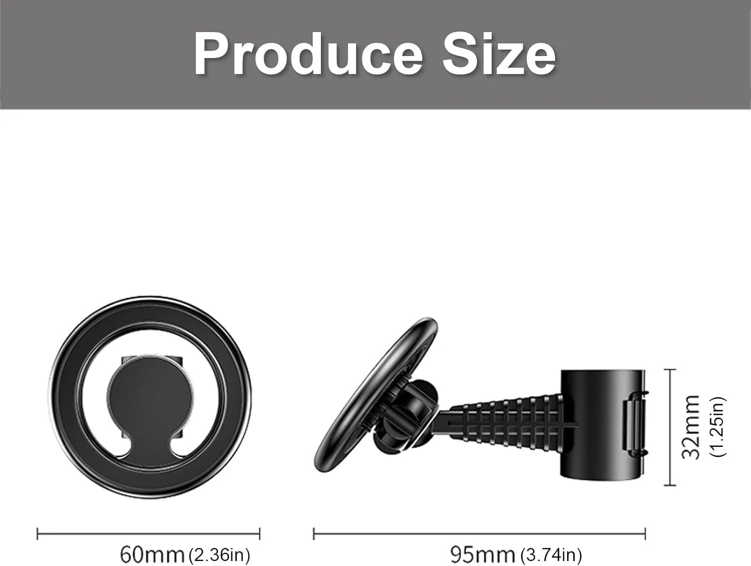 پایه نگهدارنده گوشی موبایل برای صندلی عقب خودرو با قابلیت چرخش 360 درجه، نصب آسان برای تبلت و گوشی، ساخته شده از آلیاژ روی