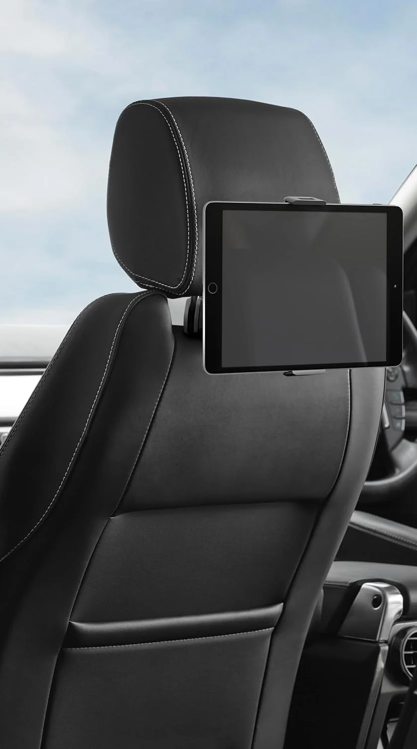 نگهدارنده تبلت خودرویی سایگنت CARGO III مدل قابل تنظیم مشکی (CY4100ACCAR) سازگار با تبلت های 7 تا 11.9 اینچ، حالت عمودی/افقی، نصب آسان روی پشت سری