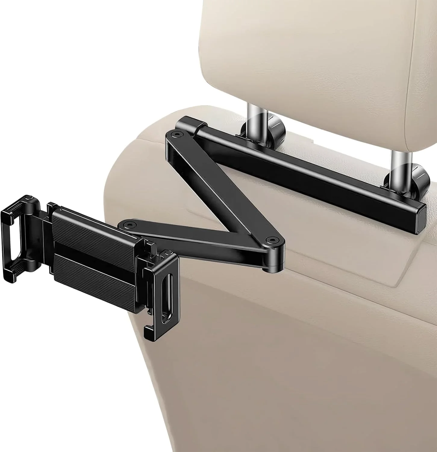 نگهدارنده تبلت خودرو - نگهدارنده گوشی تبلت صندلی خودرو، لوازم جانبی خودرو با قابلیت تنظیم، سازمان دهنده صندلی عقب برای اکثر تلفن های هوشمند، ملزومات سفر جاده ای