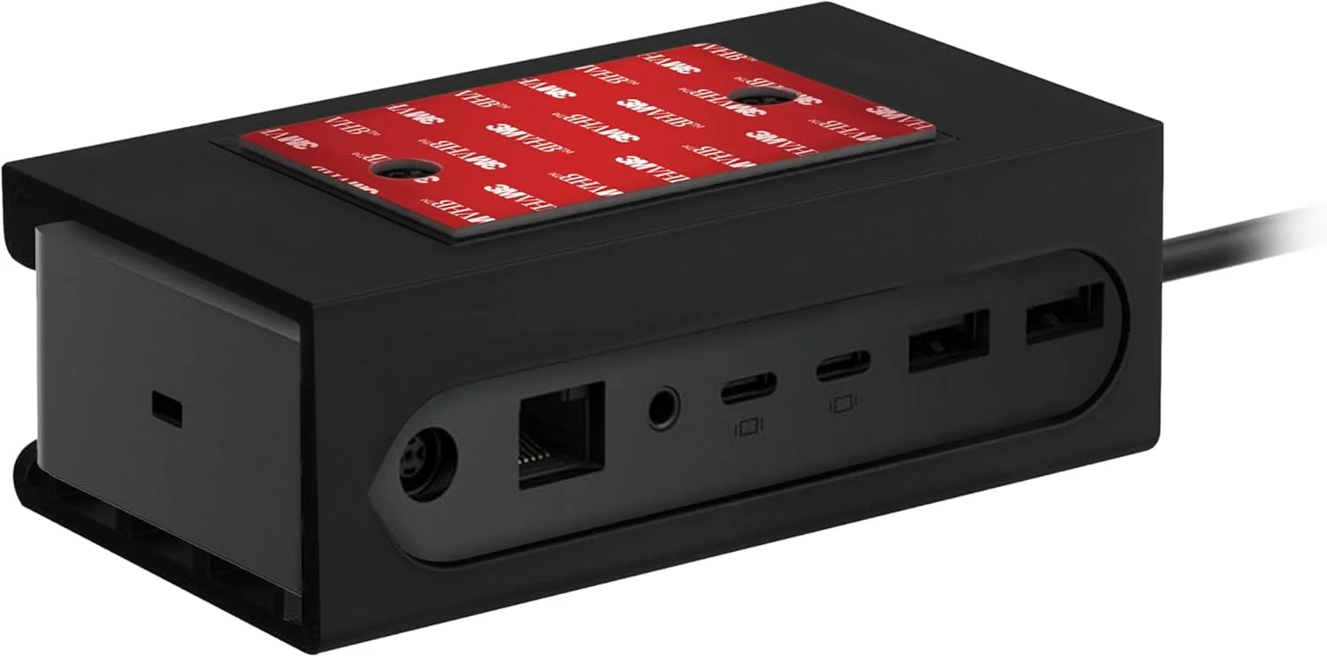 نگهدارنده زیر میزی BRAINWAVZ برای Surface Dock 2، نصب آسان، چسب VHB قوی با گزینه پیچ