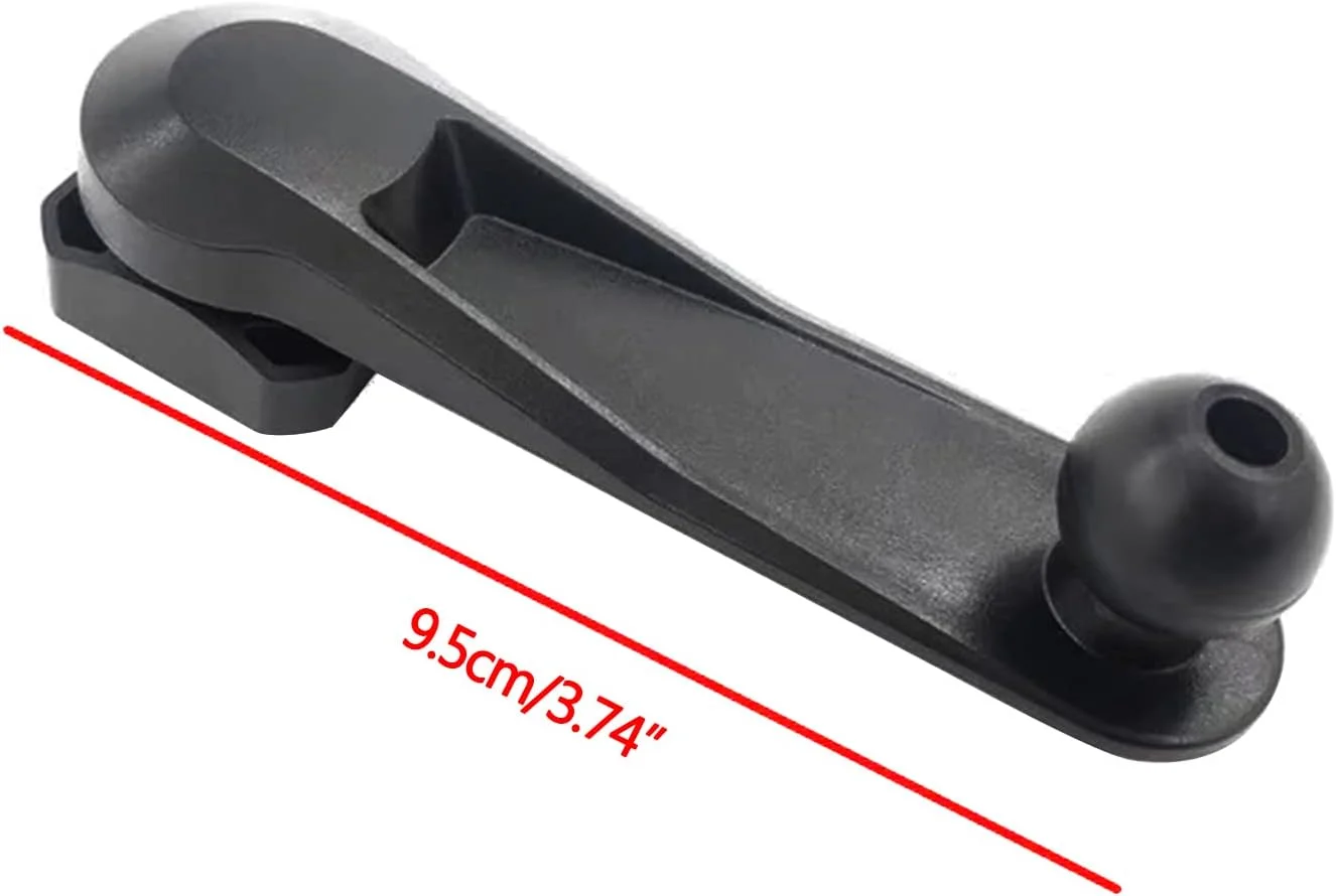 میله اتصال پایه توپی 17 میلی‌متری به دایره‌ای 17 میلی‌متری برای هولدر موبایل خودرو، استند تبلت، GPS، DV، پایه مکنده داشبورد، براکت اتصال گوشی موبایل دریچه هوای خودرو، براکت توسعه GPS DV دوربین داشبورد