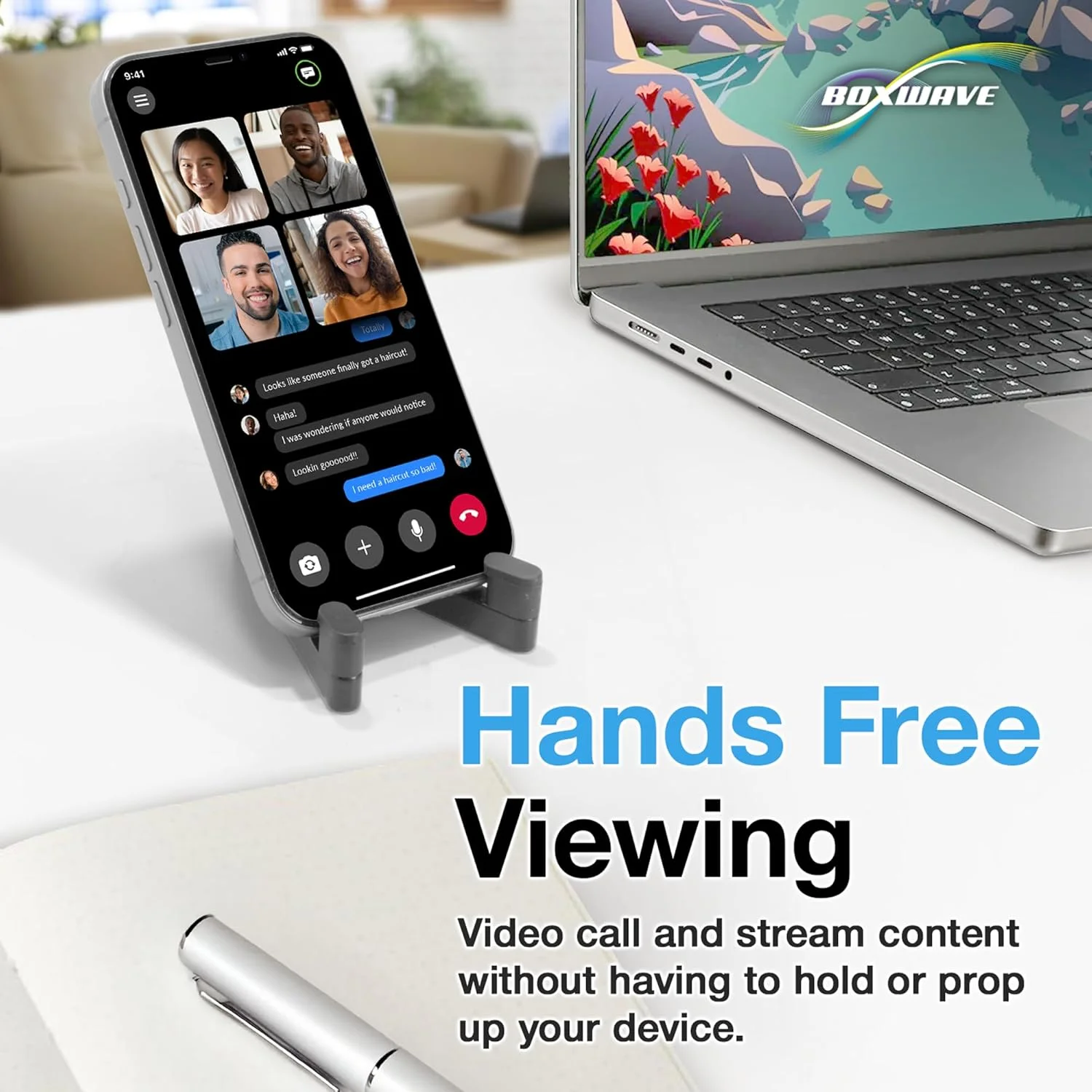 پایه و نگهدارنده باکس ویو سازگار با پاناسونیک Toughpad FZ-G1 - پایه رومیزی آلومینیومی SoloStand، قابل تنظیم، قابل حمل با پایه های لاستیکی - مشکی جت