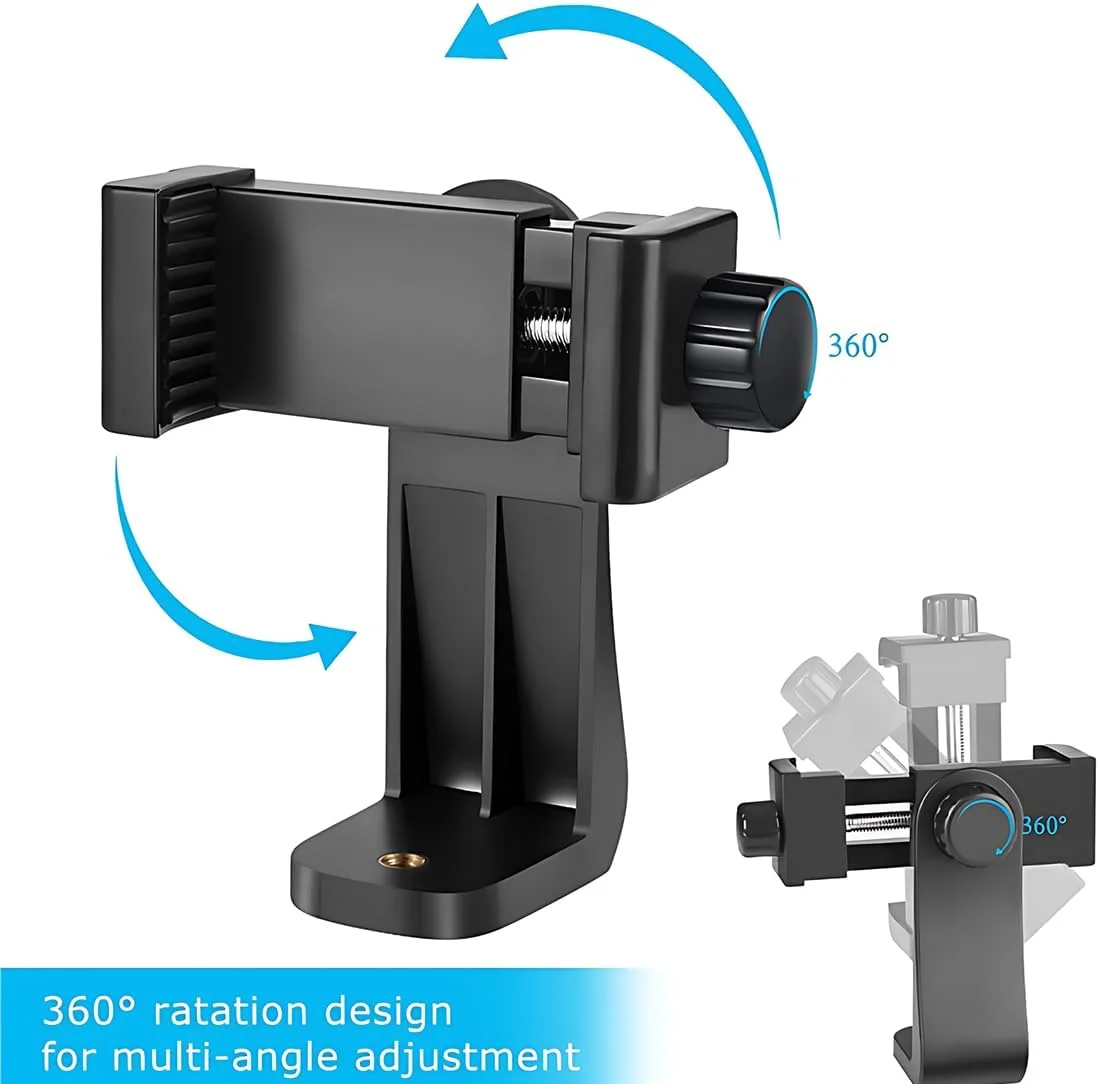 ۲ عدد آداپتور اتصال سه پایه برای تبلت، سازگار با تک پایه، نگهدارنده تلفن، پایه عمودی افقی، مدل A