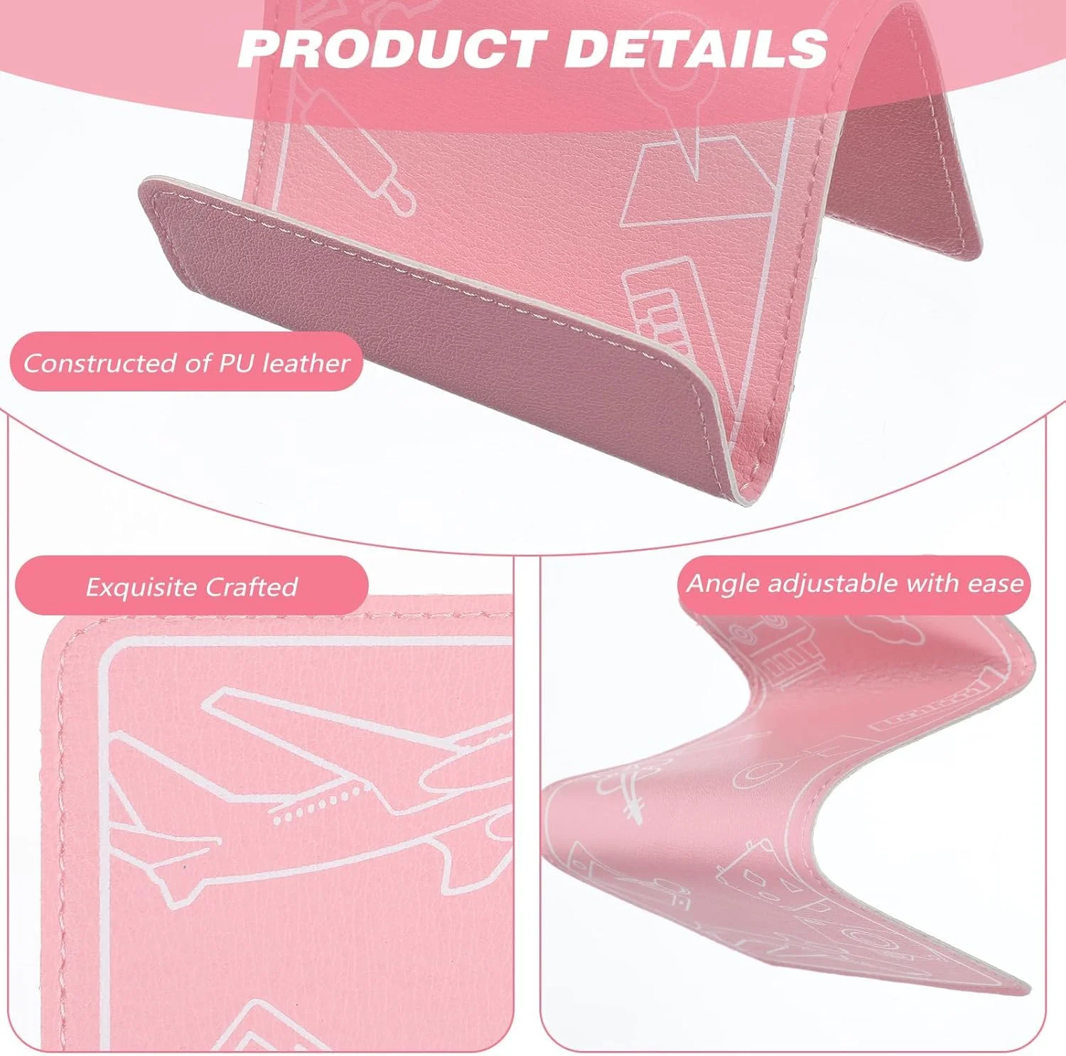 ملزومات سفر هوایی، نگهدارنده تلفن همراه هواپیما 2 عددی، نگهدارنده انعطاف پذیر تلفن همراه، ملزومات سفر برای تلفن هوشمند، تبلت