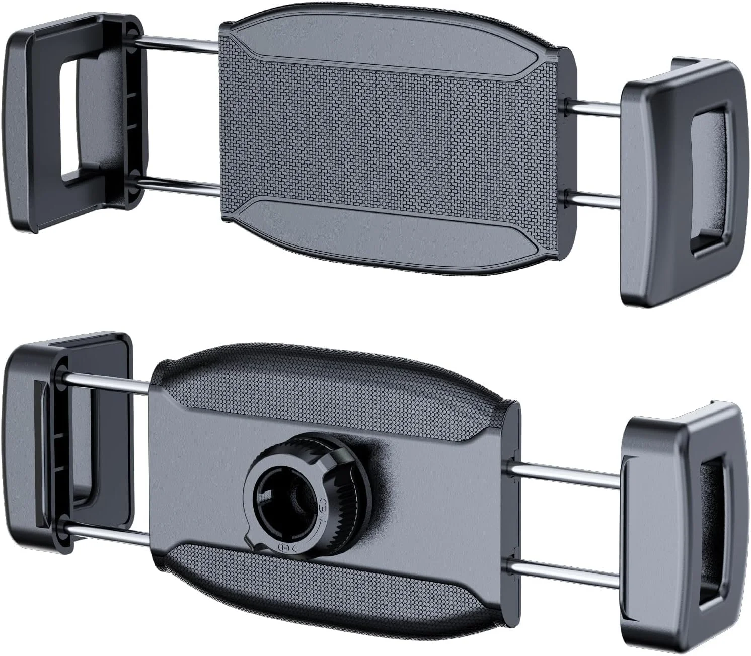 پایه گیره تبلت قابل تنظیم با عمق 40 میلی‌متری برای قاب‌های ضخیم، مناسب برای اتصال توپی 17 میلی‌متری، نگهدارنده جهانی سازگار با تبلت‌ها، آیپدها و گوشی‌های تاشو 6 تا 12.9 اینچی - مناسب برای ماشین، میز و تخت