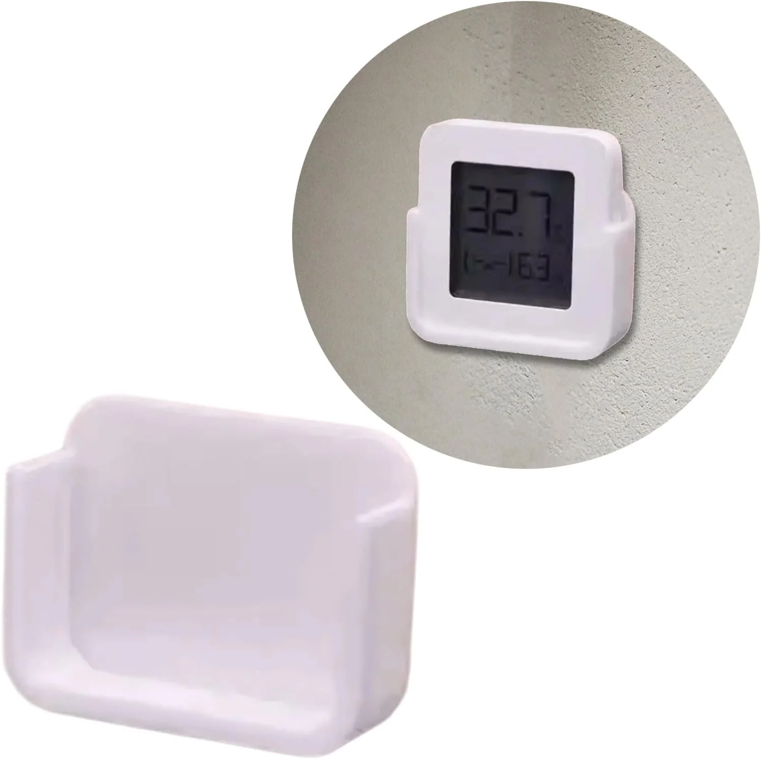 آداپتورهای دیواری نازک، نصب بهینه فضا، براکت های نصب چند سطحی مناسب برای دماسنج ها و رطوبت سنج، پایه صرفه جویی در فضا برای رطوبت سنج