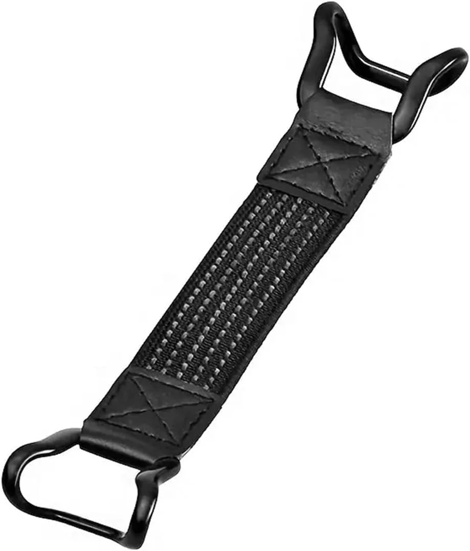 نگهدارنده بند دستی ضد لغزش جهانی 4 عددی، بند الاستیک ایمنی مشکی برای تبلت و کتابخوان الکترونیکی 6 تا 12.9 اینچی