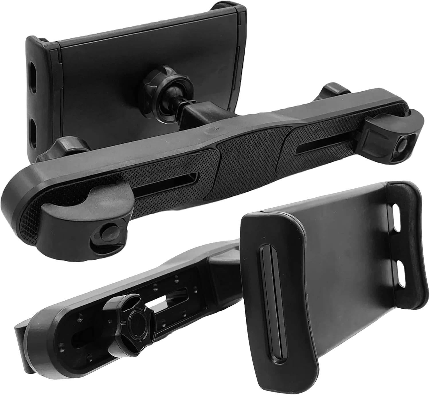 نگهدارنده تبلت کشویی خودرو AAJ - نگهدارنده تبلت پشت سری خودرو - پایه چرخشی صندلی عقب برای کودکان - پایه تبلت خودرو - پایه نگهدارنده صندلی خودرو با چرخش 360 درجه جهانی برای همه دستگاه های 4-11 اینچی