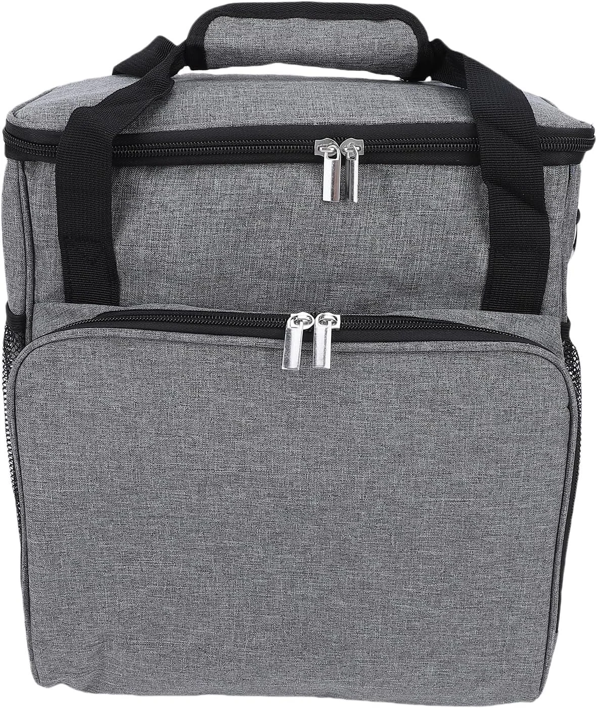 کیف مسافرتی، کیف قابل حمل دستگاه قهوه ساز، کیف نگهداری با بند شانه ای، دیواره جانبی و کف لایه دار برای دستگاه قهوه ساز جمع و جور و لوازم جانبی، مناسب کمپینگ و سفرهای کاری