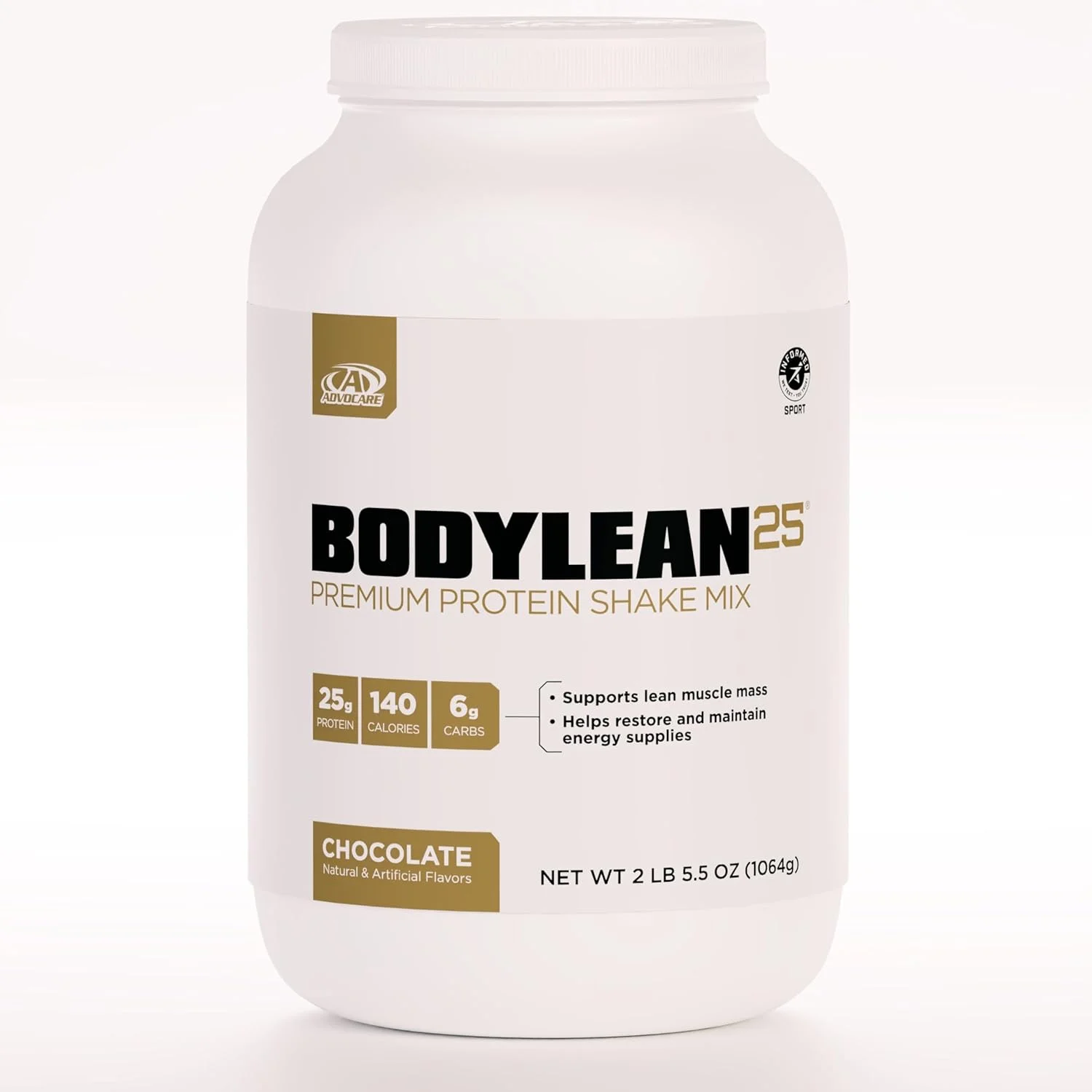 پودر پروتئین BodyLean25 با پروتئین وی ایزوله - پشتیبانی از عضله سازی و اندام لاغر - ارائه پشتیبانی انرژی* - شکلاتی، 127 گرم پودر پروتئین BodyLean25 با پروتئین وی ایزوله - پشتیبانی از عضله سازی و اندام لاغر - ارائه پشتیبانی انرژی* - شکلاتی، 127 گرم