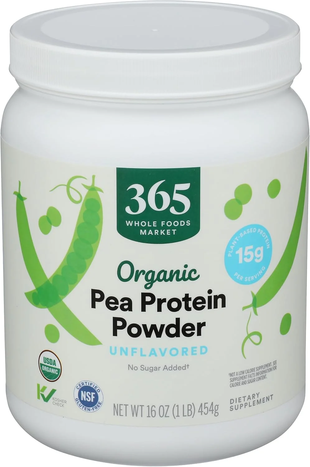 پروتئین نخود ارگانیک 365، 450 گرم پروتئین نخود ارگانیک 365، 450 گرم