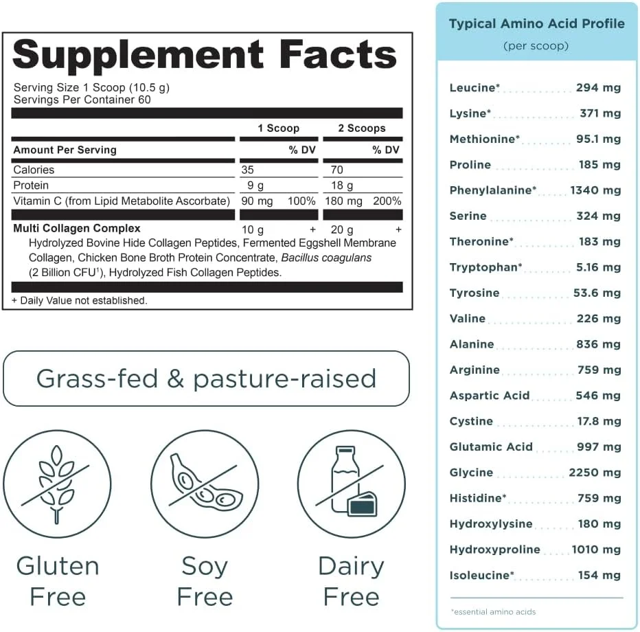 پودر پروتئین آب قلم با طعم وانیل، 40 سروینگ + پودر پروتئین کلاژن چندگانه با طعم وانیل، 60 سروینگ پودر پروتئین آب قلم با طعم وانیل، 40 سروینگ + پودر پروتئین کلاژن چندگانه با طعم وانیل، 60 سروینگ