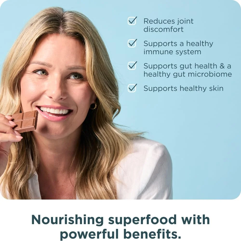 پودر پروتئین آب قلم تغذیه باستانی، تهیه شده از گاو تغذیه شده با علف و مرغ بدون قفس، 20 گرم پروتئین، پپتیدهای کلاژن هیدرولیز شده، مناسب برای کتو و پالئو، پشتیبانی از مفاصل و سلامت روده، شکلاتی، 40 سروینگ